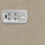 Apollo Power Reclining Sofa w/ Headrest & Lumbar Sofas Customizable 16