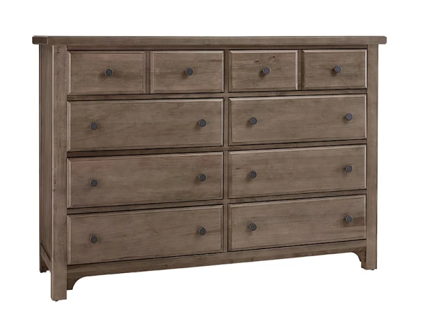 Cool Farmhouse 5 Drawer Dresser Grey CF Dressers Vaughan Bassett