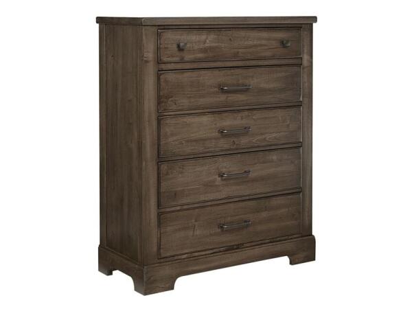 Artisan & Post Cool Rustic Mink Chest – 5 Drawers Chests Vaughan Bassett