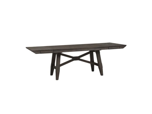 Double Bridge 6 Piece Trestle Table Dining Tables Liberty Furniture