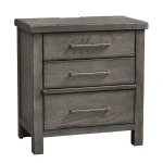 Modern Farmhouse 3 Drawer Night Stand