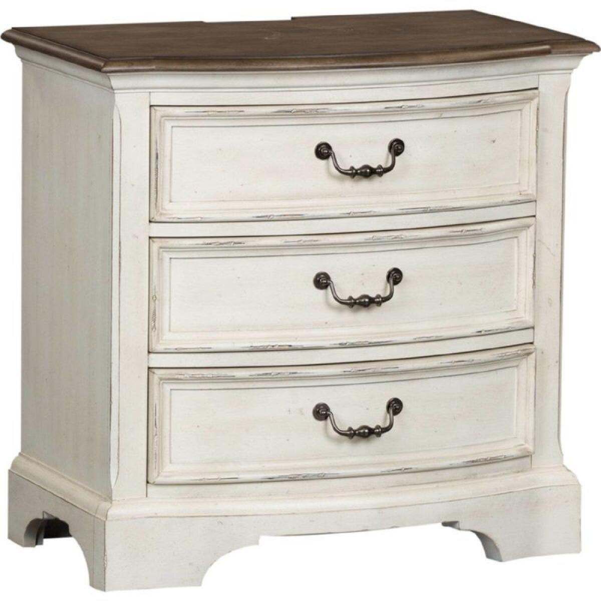 Abbey Road 3 Drawer Night Stand Nightstands Liberty Furniture 2 Abbey Road 3 Drawer Night Stand Nightstands Liberty Furniture 2
