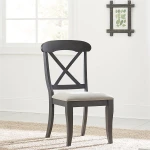 Ocean Isle Upholstered X Back Side Chair - Image 2