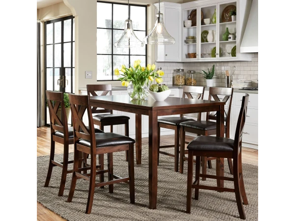Thornton 7 Piece Gathering Table Set Dining Tables Liberty Furniture