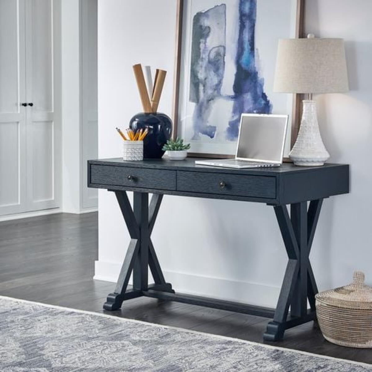 Lakeshore Writing Desk – Navy Lakeshore Writing Desk - Navy - Image 1