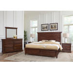 Vista Mansion Storage Bed Warm Cherry - Image 3