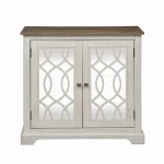 Emory 2 Door Mirrored Accent Cabinet