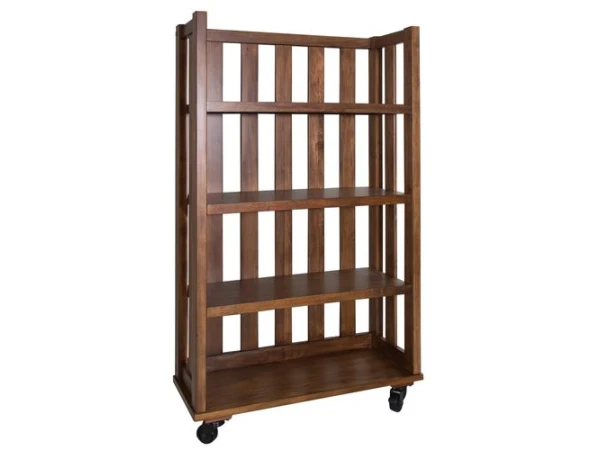 Arlington Open Bookcase on Casters Bookcases Liberty Furniture