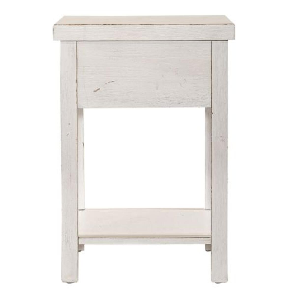 Modern Farmhouse Drawer Chair Side Table Chairside Tables Liberty Furniture 11