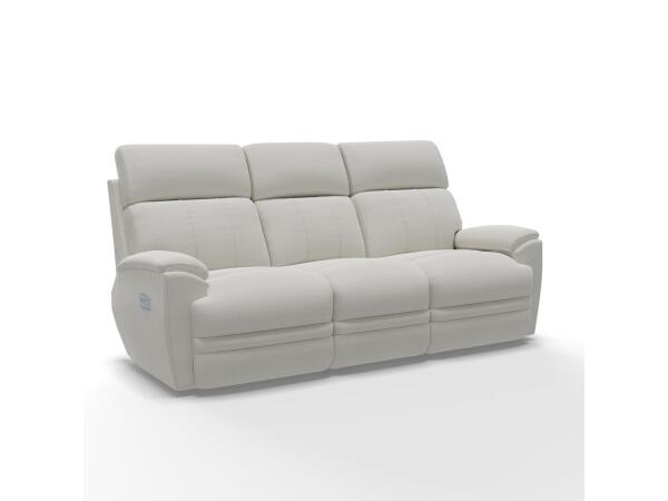Talladega Power Reclining Sofa w/ Headrest & Lumbar Sofas Customizable