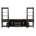 Modern Farmhouse Entertainment Center with Piers - Image 2