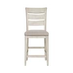 Farmhouse Reimagined Ladder Back Uph Counter Chair - Image 3