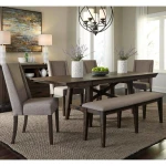 Double Bridge 6 Piece Trestle Table - Image 2