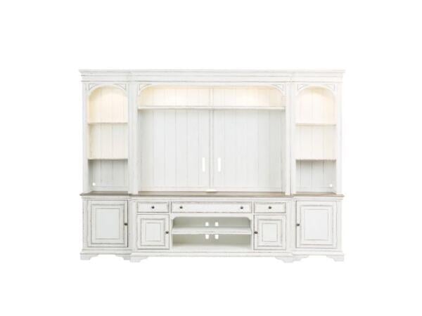 Magnolia Manor Entertainment Center with Piers Entertainment Stands Liberty Furniture