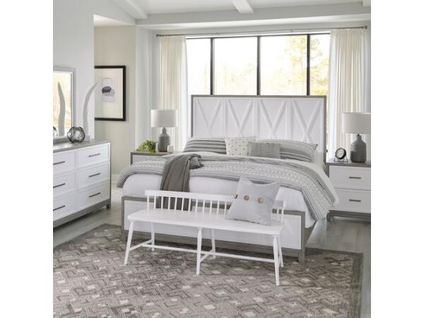 Palmetto Heights King Panel Bed Beds Liberty Furniture