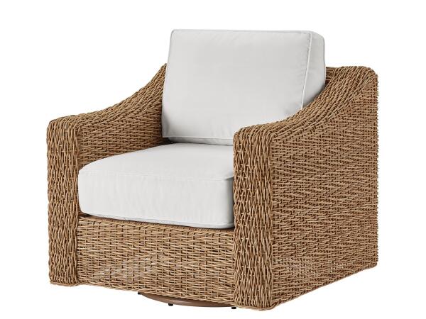 Coastal Living Outdoor Laconia Swivel Chair Outdoor Chairs Customizable 6