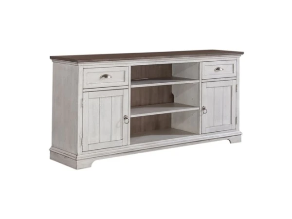 Ocean Isle 64 Inch Entertainment TV Stand Entertainment Stands Liberty Furniture