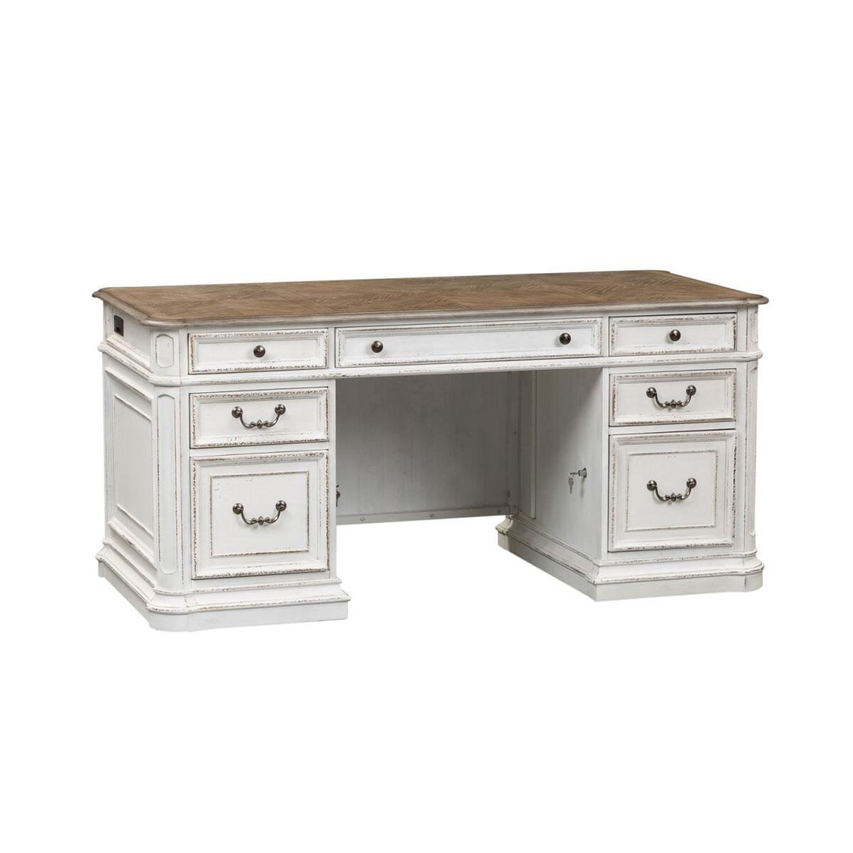 Magnolia Manor Jr Executive Desk Desks Liberty Furniture 2 Magnolia Manor Jr Executive Desk Desks Liberty Furniture 2