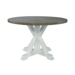 Lakeshore Single Pedestal Table- White