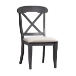 Ocean Isle Upholstered X Back Side Chair