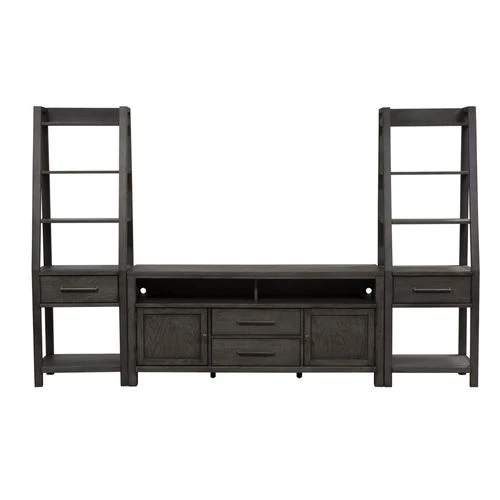 Modern Farmhouse Entertainment Center with Piers Modern Farmhouse Entertainment Center with Piers - Image 1