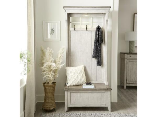 Ivy Hollow 2 Piece Hall Tree Set Accent Furniture Liberty Furniture