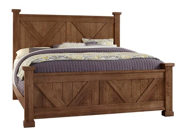 Cool Farmhouse Panel Bed Natural CF Beds Vaughan Bassett 12