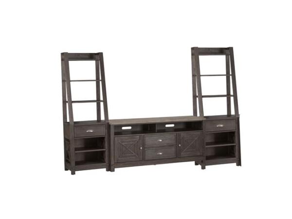 Heatherbrook Entertainment Center with Piers Entertainment Stands Liberty Furniture