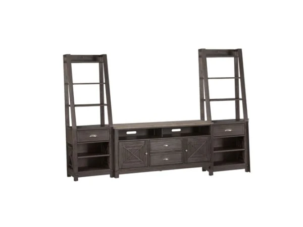 Heatherbrook Entertainment Center with Piers Entertainment Stands Liberty Furniture