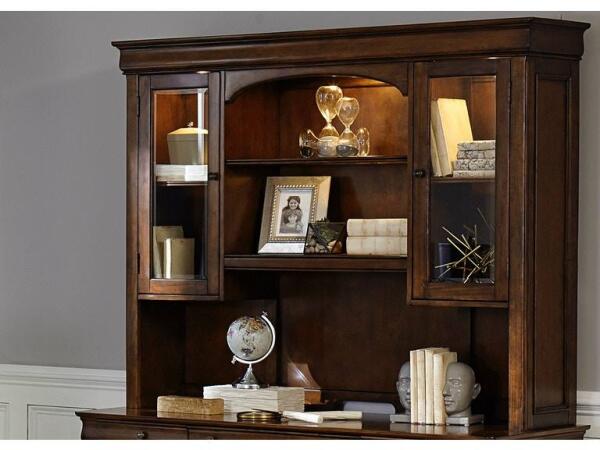 Chateau Valley Jr Executive Credenza Hutch Desks Liberty Furniture