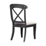Ocean Isle Upholstered X Back Side Chair - Image 3