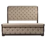 Abbey Park 2 Drawer Night Stand w/ Charging Station Nightstands Antique White & Weathered Brown 27