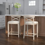 Bayview Wood Stool, Set of 2 Barstools Hillsdale Furniture 7