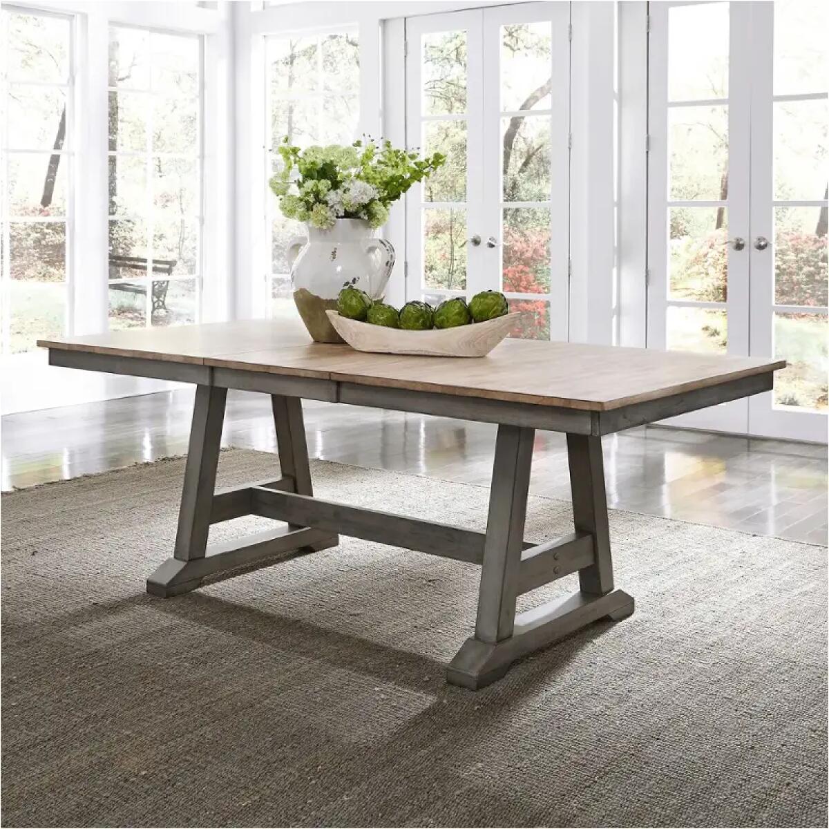 Lindsey Farm Trestle Table Dining Tables Liberty Furniture 2 Lindsey Farm Trestle Table Dining Tables Liberty Furniture 2