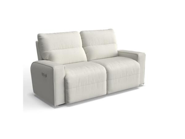 Maddox Power Reclining Sofa w/ Headrest & Lumbar Sofas Customizable