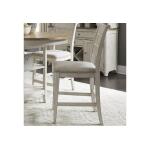 Farmhouse Reimagined Ladder Back Counter Chair - Image 2