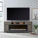 78 Inch Fireplace TV Console Entertainment Stands Liberty Furniture 15