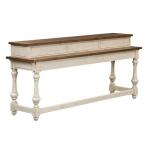 Morgan Creek 4 Piece Console Set (1-Console 3-Stools) Console Tables Liberty Furniture 8
