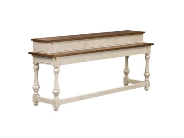 Morgan Creek 4 Piece Console Set (1-Console 3-Stools) Console Tables Liberty Furniture