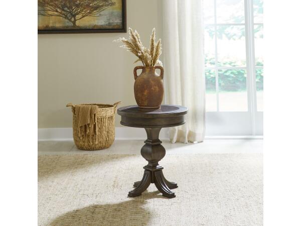 Paradise Valley Round Chairside Table Chairside Tables Liberty Furniture