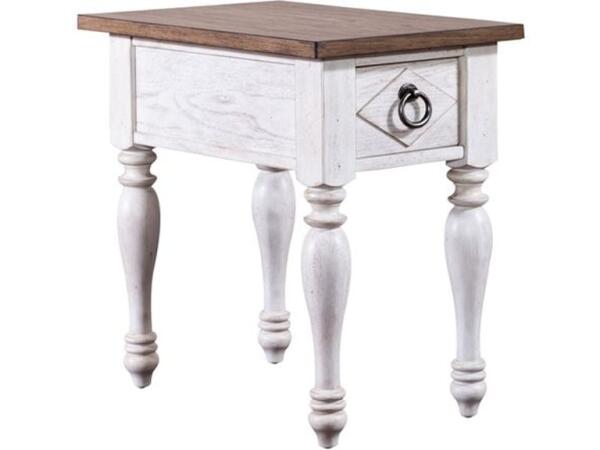 Willow Cottage Chair Side Table Chairside Tables Liberty Furniture 4