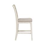 Farmhouse Reimagined Ladder Back Uph Counter Chair - Image 4