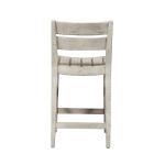 Color Nook Slat Back Counter Height Chair - White - Image 4