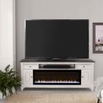 78 Inch Fireplace TV Console Entertainment Stands Liberty Furniture 21