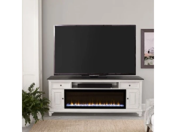 80 Inch Fireplace TV Console Entertainment Stands Liberty Furniture