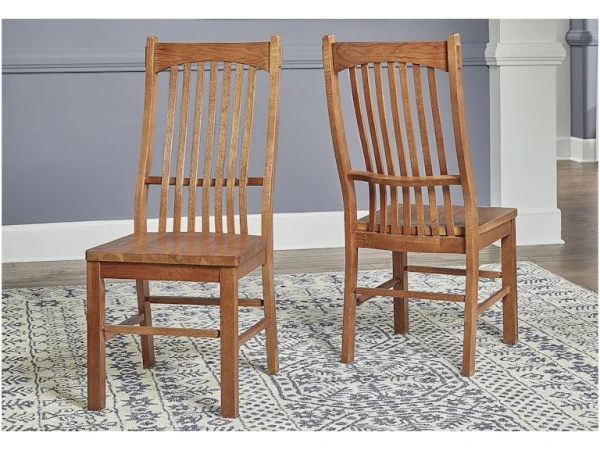 A America Casual Dining Slatback Side Chair LAUOA275K Chairs & Benches A-America
