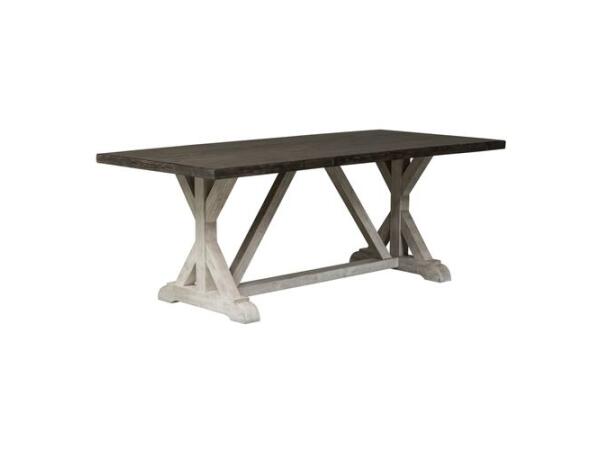 Willowrun 7 Piece Trestle Table Set Dining Sets Liberty Furniture