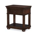 Three Drawer Nightstand Nightstands Brown 13