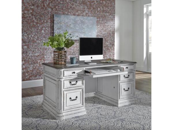 Manor Jr Executive Desk Desks Liberty Furniture