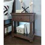 Open Nightstand Cherry Finish - Image 2